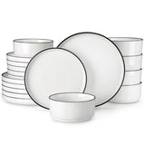Leah 18 Piece Dinnerware Set for 6