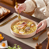 Leah Stoneware Pasta Bowls Set of 4