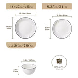 Leila 12 Piece Dinnerware Set