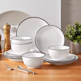 Leila 12 Piece Dinnerware Set