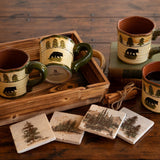 Rustic Bear Mug, Set of 4, 2 MOQ