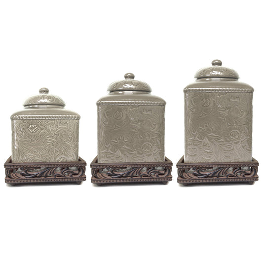 Savannah Canister & Base Set