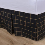 Windowpane Plaid Tailored Bed Skirt
