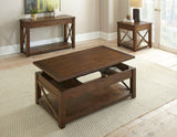 Lenka 3-Piece Lift-Top Cocktail Set (Lift-Top Cocktail & 2 End Tables)