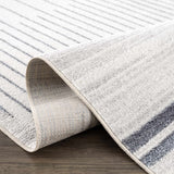 Thad Medium Gray Washable Area Rug