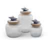 Shell Glass Canister