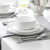 Luna Marble Pink 12 Piece Dinnerware Set