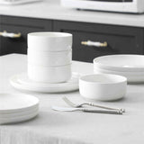 Luna Marble Pink 12 Piece Dinnerware Set