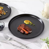 Luna Matte Black 12 Piece Dinnerware Set