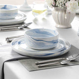 Luna Marble Pink 12 Piece Dinnerware Set