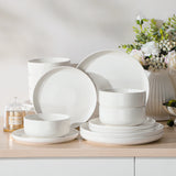 Luna Marble Pink 18 Piece Dinnerware Set