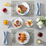Luna Marble Pink 18 Piece Dinnerware Set