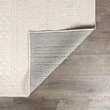 Bahar Cream Washable Area Rug