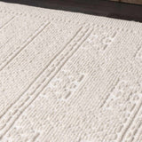 Bahar Cream Washable Area Rug