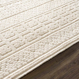 Bahar Cream Washable Area Rug