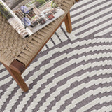 Deron Gray Rainbow Washable Rug