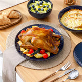 Lydia 16 Piece Starry Blue Dinnerware Set