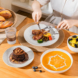 Lydia 16 Piece Antique White Dinnerware Set