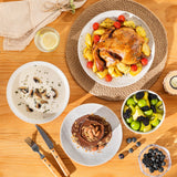 Lydia 16 Piece Antique White Dinnerware Set