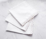 White Lace Napkins