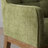 Lawrence Modern Upholstered Dining Chairs with Arms (Set of 4)