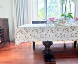 Gold Metallic Tablecloth