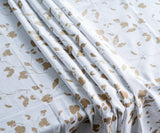 Copper Leaf Metallic Tablecloth