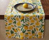 Lemon Table Runner for Summer