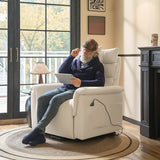 Lift Assist Power Recliner Geri Chair with Intense Massage And Heat
