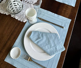 Cotton Placemats Set of 6 - Cloth Placemats