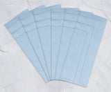 Light Blue Napkins - Double Hemstitch