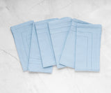 Light Blue Napkins - Double Hemstitch