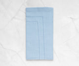 Light Blue Napkins - Double Hemstitch