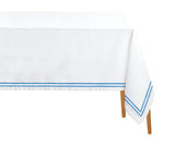 Embroidered Tablecloth – Light Blue