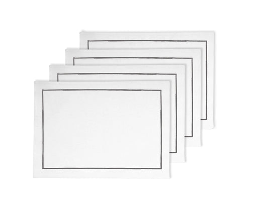 Placemat Embroidery Designs - Gray