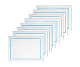 Light Blue Placemats - Line Embroidered