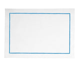 Light Blue Placemats - Line Embroidered