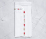 Harmonie Napkin in Gold Red Silver
