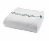 Green Striped Towels - Bath Towels