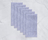 Dark Blue Ticking Stripe Napkins