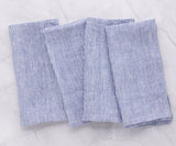 Dark Blue Ticking Stripe Napkins