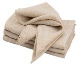 Plain Linen Napkins - Set of 4