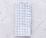 Linen Table Napkins - Checkered Napkins