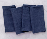 Plain Linen Napkins - Set of 4