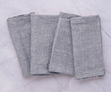 Plain Linen Napkins - Set of 4