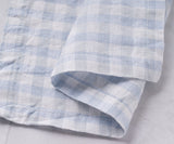 Linen Table Napkins - Checkered Napkins