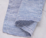 Dark Blue Ticking Stripe Napkins