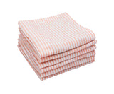 Orange Ticking Stripe Napkins