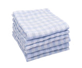 Linen Table Napkins - Checkered Napkins
