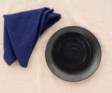 Dark Blue Linen Napkins